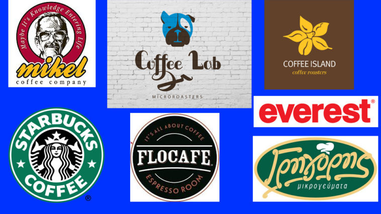 coffee brands logo's