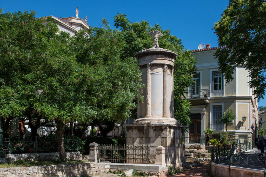 Lysikratous monument in Plaka-Athens