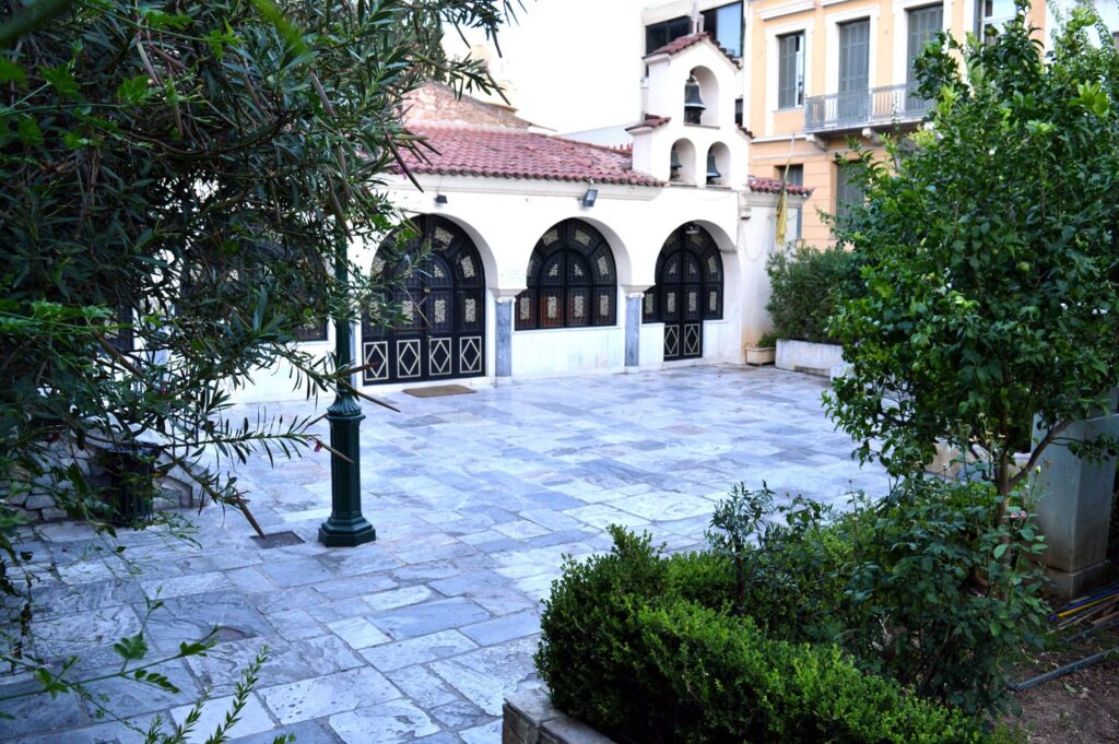 The Church of Saint Aikaterini in Plaka-Athens 